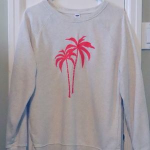 ⭐️LAST CHANCE!!⭐️ Lightweight palm tree sweatshirt